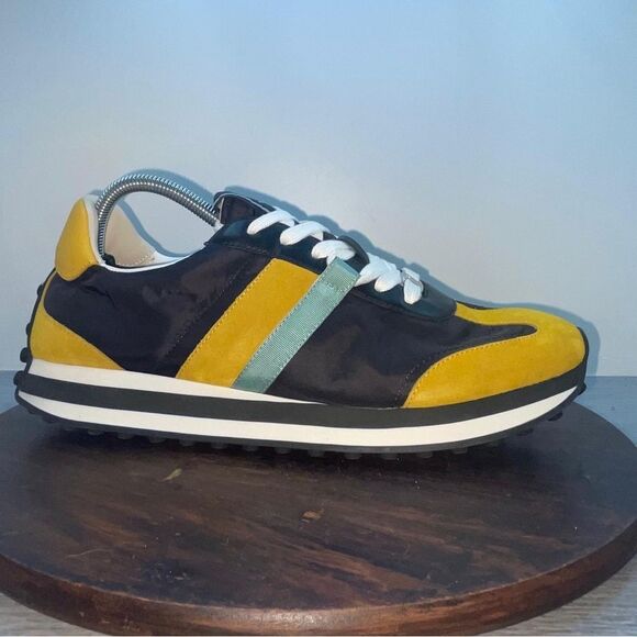 Salvatore Ferragamo Men’s Size 8.5 US Sneakers Gancini Icon Trainers Shoes - Picture 1 of 10